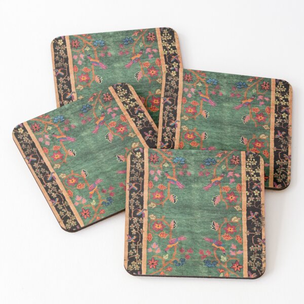 Item preview, Vintage Art Deco Chinese Rug Print designed and sold by Vicky Brago-Mitchell®.