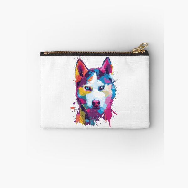 Item preview, Neon Splash Husky designed and sold by JuniperFinch.