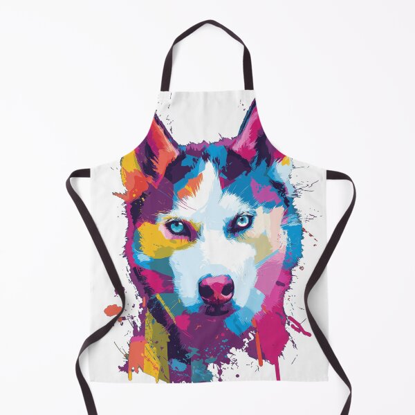 Item preview, Neon Splash Husky designed and sold by JuniperFinch.