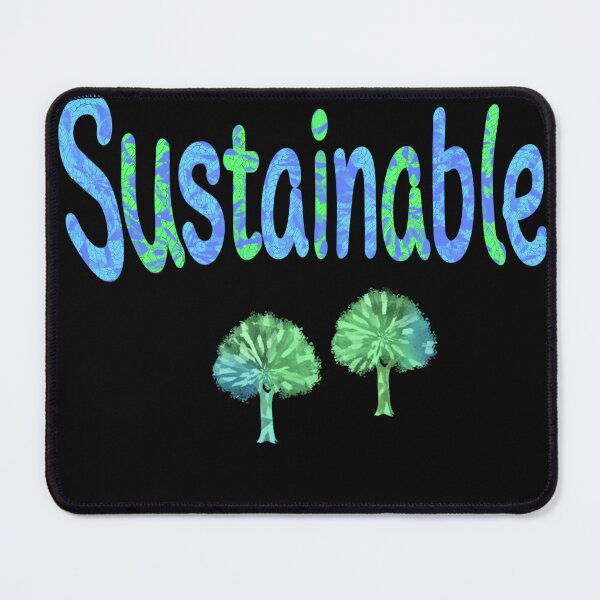 Item preview, Sustainable Word Art with Nature Texture and Trees designed and sold by MigWhimsy.