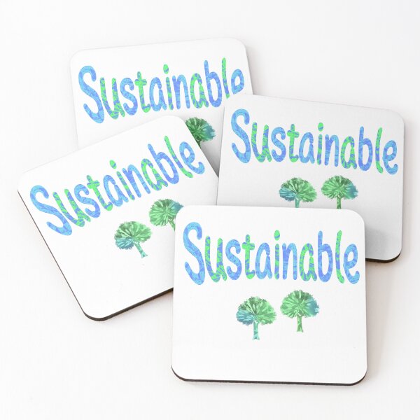 Item preview, Sustainable Word Art with Nature Texture and Trees designed and sold by MigWhimsy.