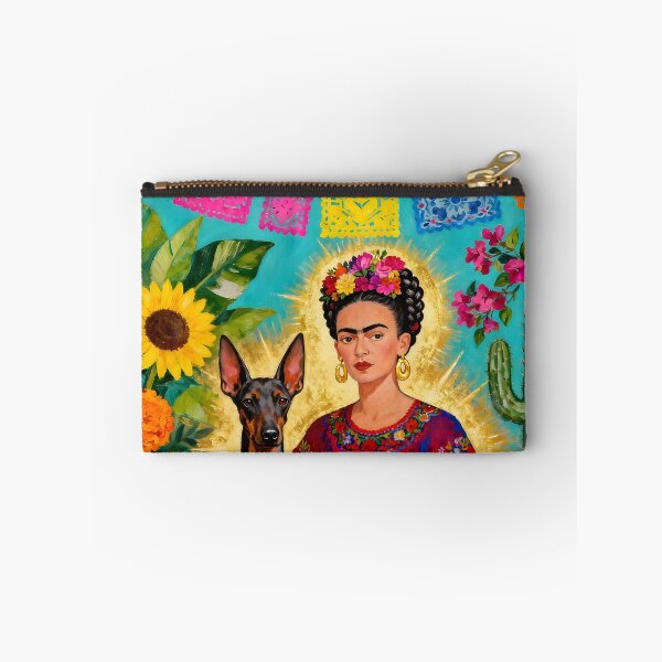 Item preview, Best Dog Mum Ever Cute Folk Art Dog Lover Gift Xolo Frida Kahlo designed and sold by SoniaSarkali.