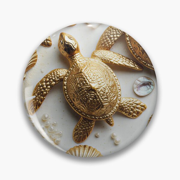 Item preview, Cute seashell sea turtle texture designed and sold by Ink-Fluence.