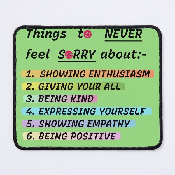 Item preview, Self Care Checklist - No Apologies Typography designed and sold by Mini Pixel Perfect Co..