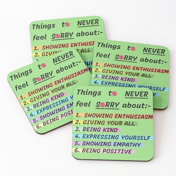 Item preview, Self Care Checklist - No Apologies Typography designed and sold by Mini Pixel Perfect Co..