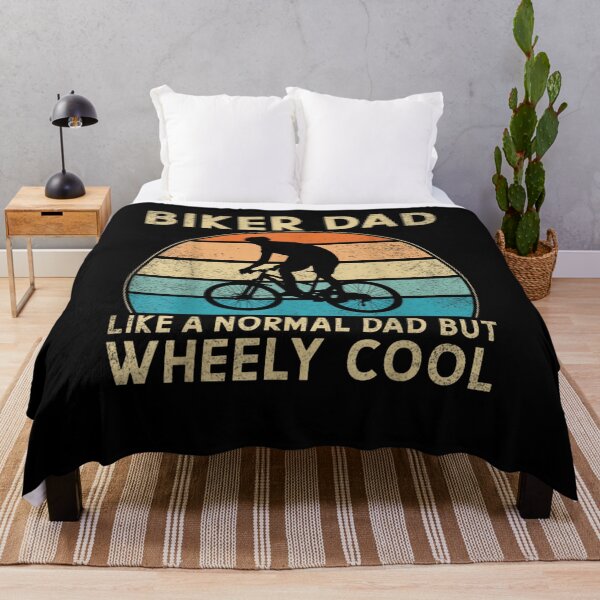 Item preview, Biker Dad Like A Normal Dad Wheely Cooler Cycling Bicycle designed and sold by MerchDeviant.