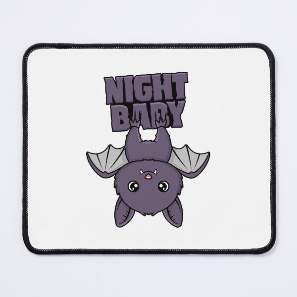 Item preview, Cute Night Baby Bat Cartoon Hanging Illustration designed and sold by Oblique21.