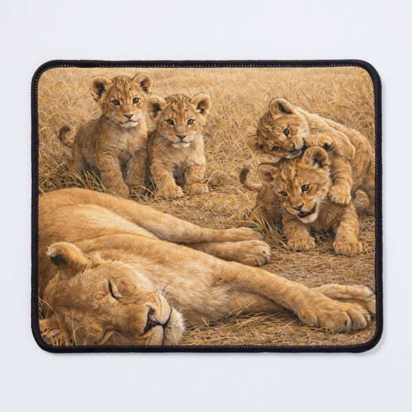 Item preview, A lion with four cute cubs designed and sold by XenialitySIA.