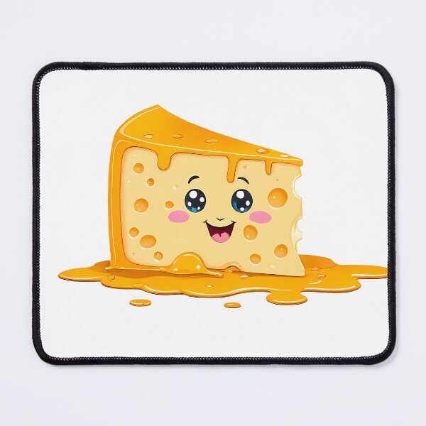 Item preview, Adorable Melting Cheese Cartoon – Cute & Funny Kawaii Design designed and sold by DesignsByDessie.