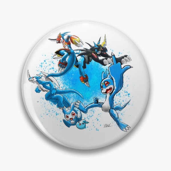 Item preview, Veemon and its Digi evolutions designed and sold by RobertIlustrado.