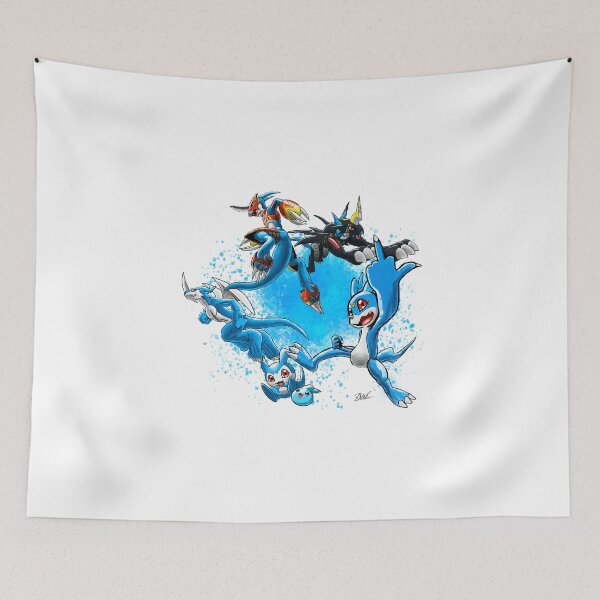 Item preview, Veemon and its Digi evolutions designed and sold by RobertIlustrado.