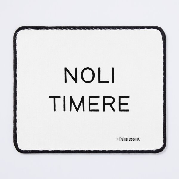 Item preview, noli timere text v2 white background designed and sold by fishpressink.
