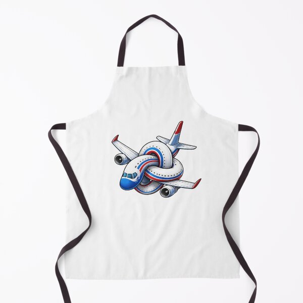 Item preview, A commercial airplane tied into a perfect knot — because sometimes travel really does feel like this. designed and sold by PIXEL POP DESIGNS - Beyond the Norm!.