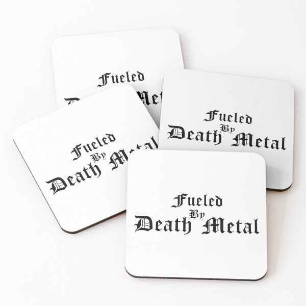 Item preview, Fueled By Death Metal Typography designed and sold by NeutronDesign.