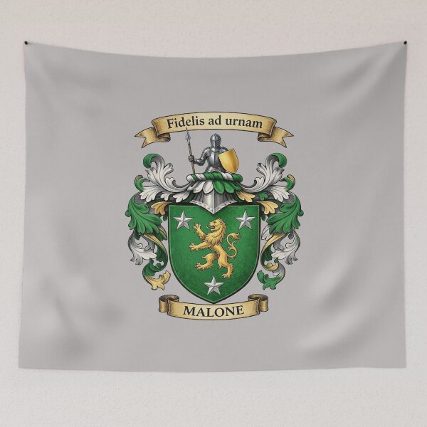 Item preview, The Malone Family Coat of Arms designed and sold by BagTown Clans.