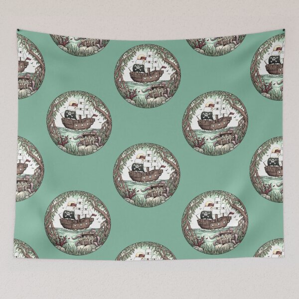 Item preview, Under the Mangrove Tree (vintage style.) designed and sold by AHappyTurtle.