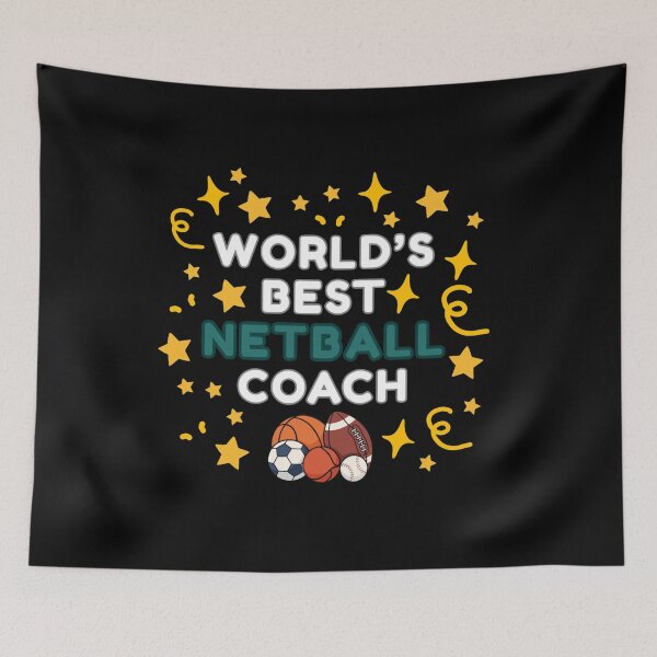 Item preview, World’s Best Netball Coach designed and sold by DixieGirlStudio.