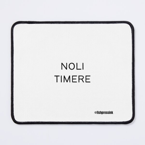 Item preview, noli timere text graphic v1 white background designed and sold by fishpressink.