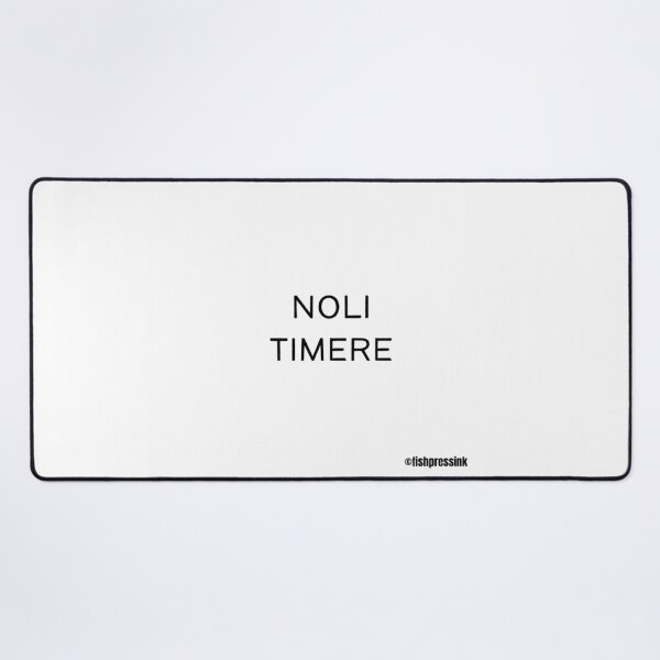 Item preview, noli timere text graphic v1 white background designed and sold by fishpressink.