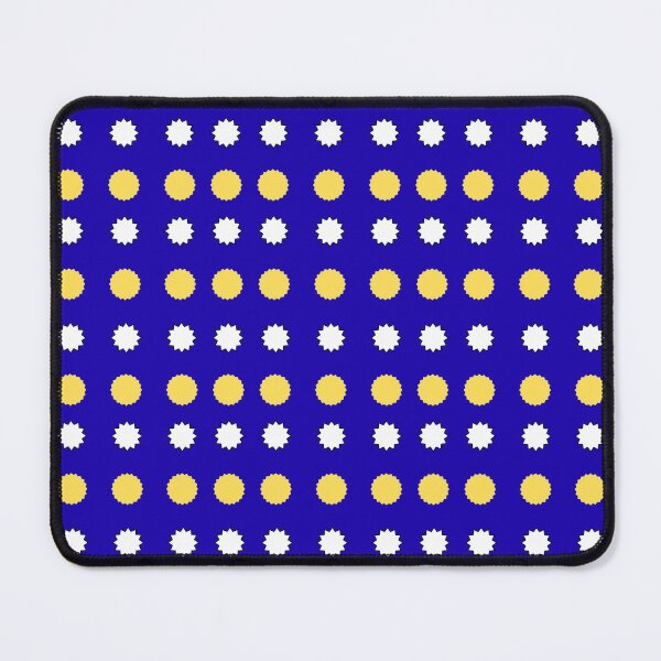 Item preview, White and Yellow Alternating Stars on Dark Blue background pattern designed and sold by fev-rocks.