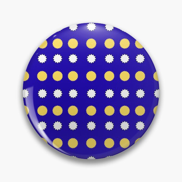 Item preview, White and Yellow Alternating Stars on Dark Blue background pattern designed and sold by fev-rocks.