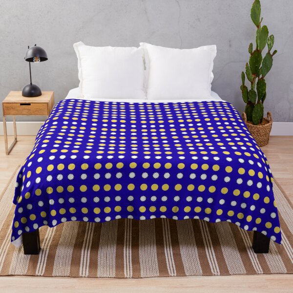 Item preview, White and Yellow Alternating Stars on Dark Blue background pattern designed and sold by fev-rocks.