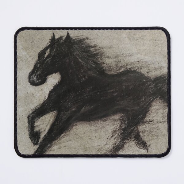 Item preview, wild black horse designed and sold by dobfstore.