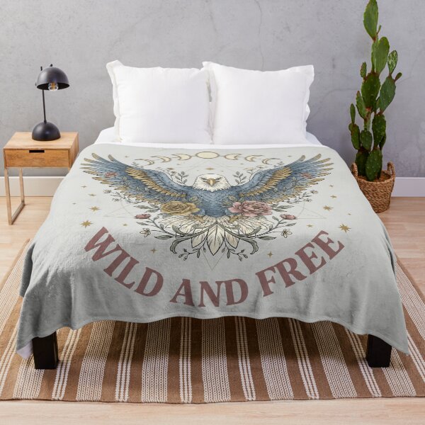 Item preview, Wild and Free - Eagle & Moon Phases designed and sold by DigitalGlade.
