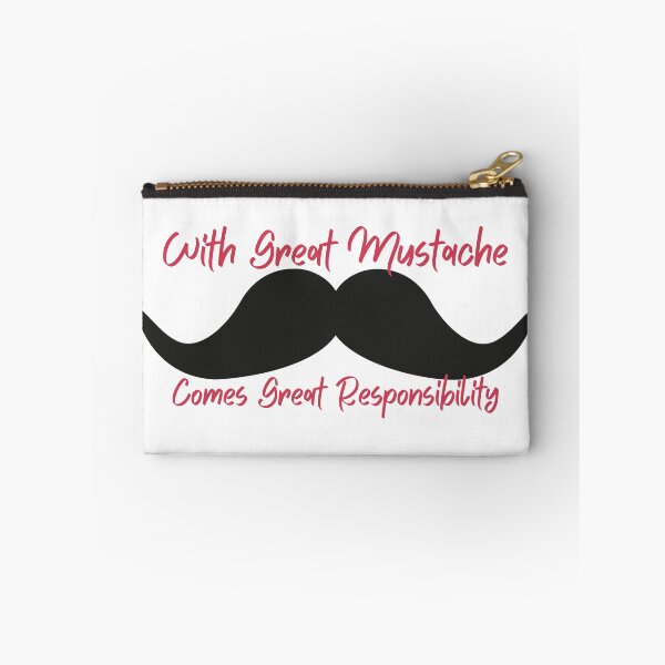 Item preview, With Great Mustache Comes Great Responsibility designed and sold by KillaStickers.