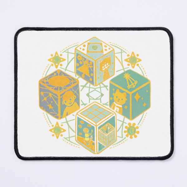Item preview, Cubism Whimsical Illustrations Fantasy Landscapes Capturing Imagination Wonder designed and sold by ART ATTACK ZONE.