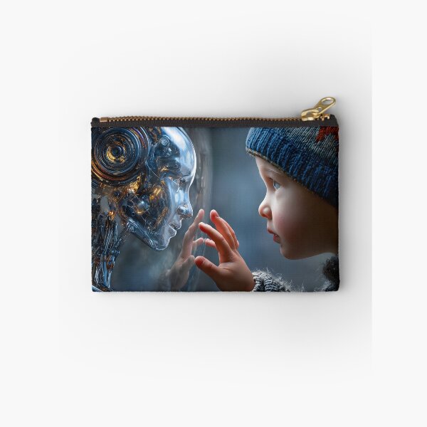 Item preview, Child and Robot Face-to-Face Connection Moment designed and sold by Artessie.