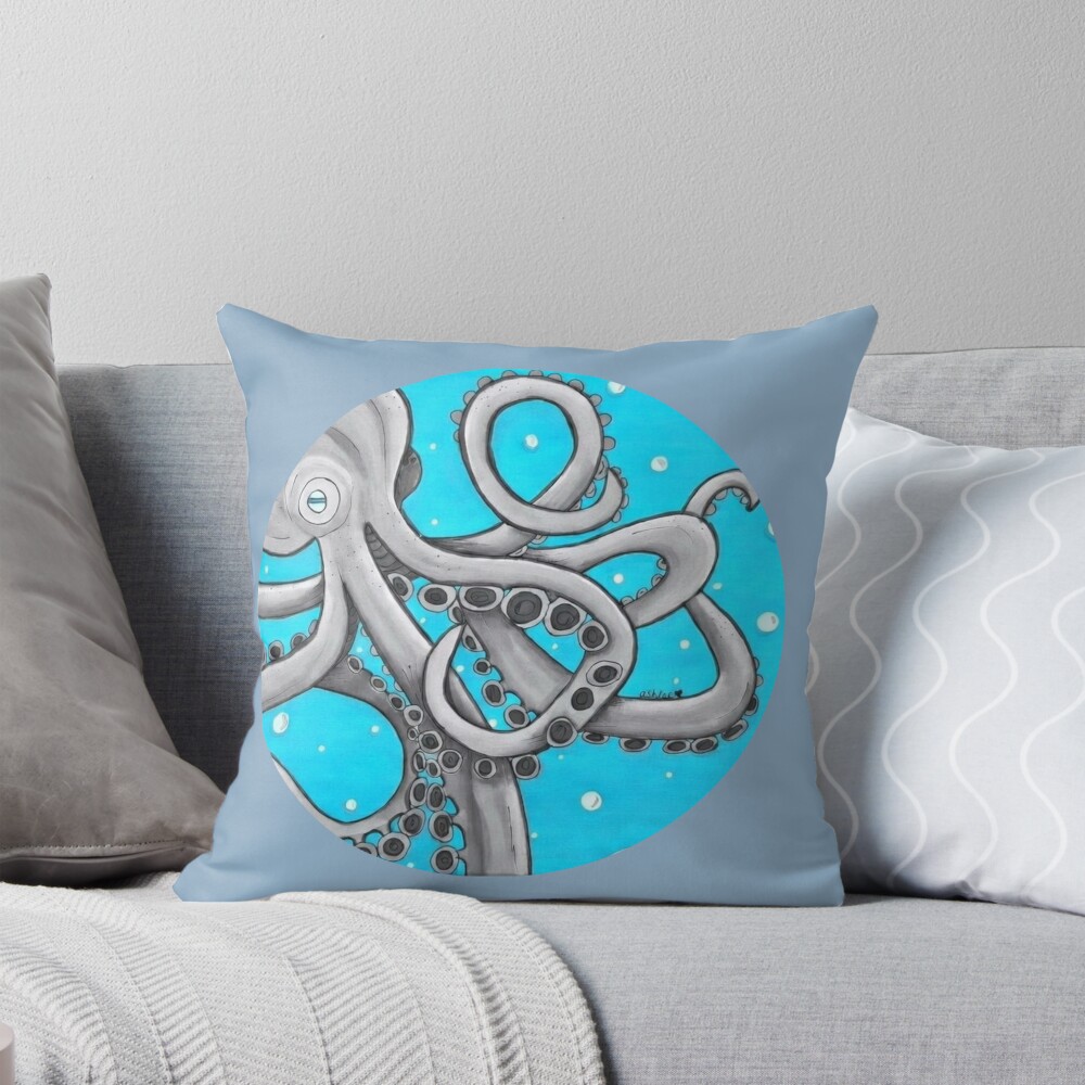 Item preview, Throw Pillow designed and sold by AHappyTurtle.