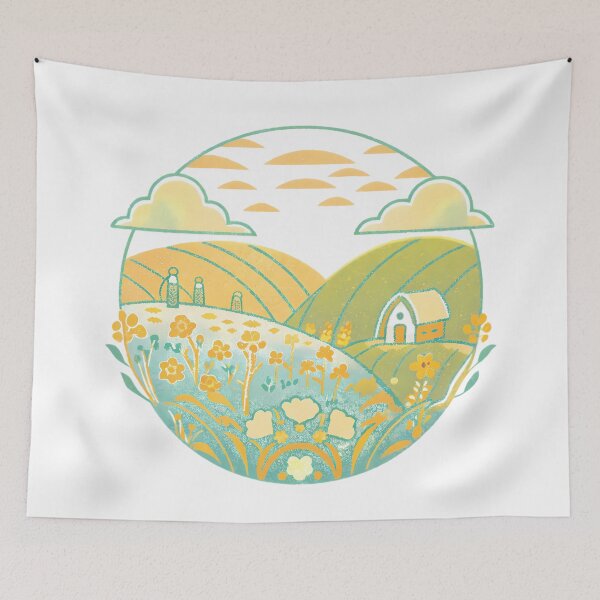Item preview, Farm Whimsical Illustrations Fantasy Landscapes Capturing Imagination Wonder designed and sold by ART ATTACK ZONE.