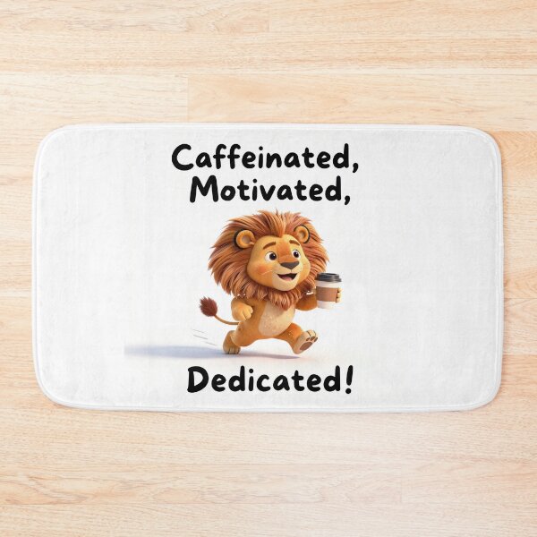 Item preview, Caffeinated Motivated, Dedicated! designed and sold by Uplift & Oddity.