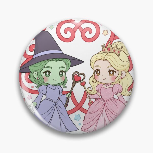 Item preview, Elphaba and Glinda from Wicked designed and sold by Aquilindcruz.