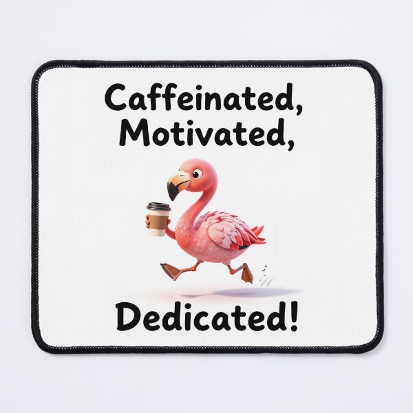 Item preview, Caffeinated Motivated, Dedicated! designed and sold by Uplift & Oddity.