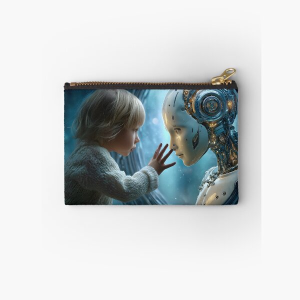 Item preview, Child and Robot Face-to-Face Connection Moment designed and sold by Artessie.