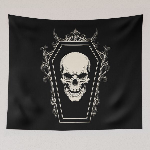 Item preview, Gothic Skull in Coffin Frame designed and sold by NeutronDesign.