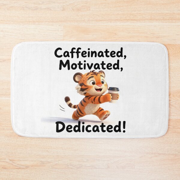 Item preview, Caffeinated Motivated, Dedicated! designed and sold by Uplift & Oddity.