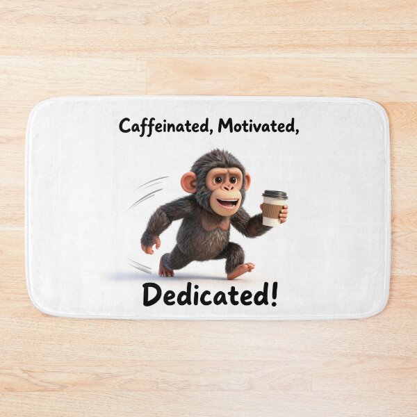 Item preview, Caffeinated Motivated, Dedicated! designed and sold by Uplift & Oddity.