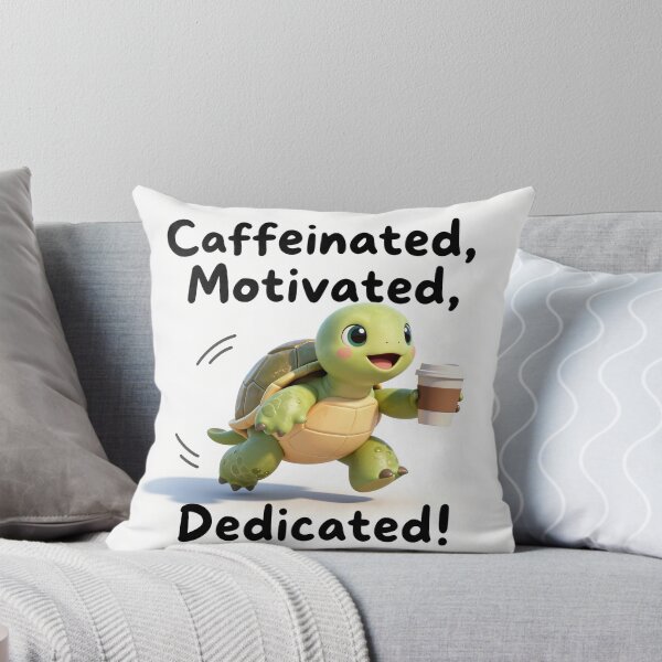 Item preview, Caffeinated Motivated, Dedicated! designed and sold by Uplift & Oddity.