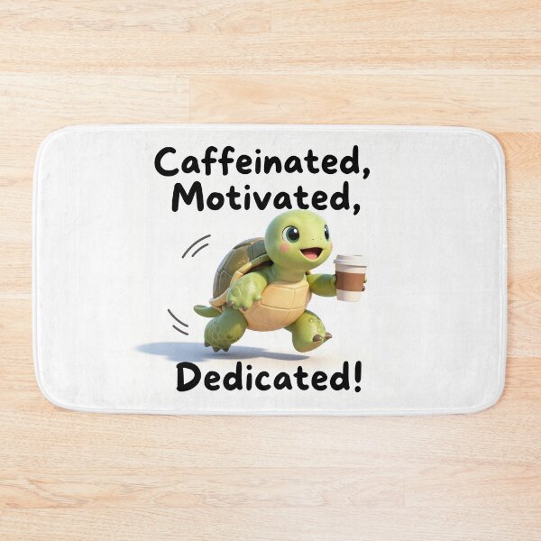 Item preview, Caffeinated Motivated, Dedicated! designed and sold by Uplift & Oddity.