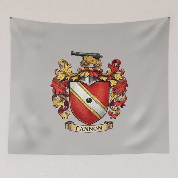 Item preview, The Cannon Family Coat of Arms designed and sold by BagTown Clans.