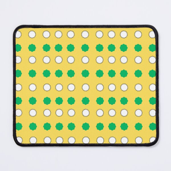 Item preview, White and Green Alternating Stars on Yellow background pattern designed and sold by fev-rocks.