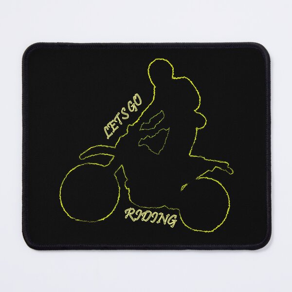 Item preview, Motorcycle rider on a dirtbike is riding into an adventure, wearing a helmet and back pack designed and sold by pixperienz4u.