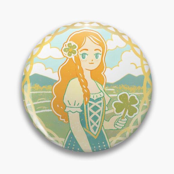 Item preview, Irish Girl Illustrations Fantasy Landscapes Capturing Imagination Wonder designed and sold by ART ATTACK ZONE.
