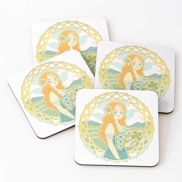Item preview, Irish Girl Illustrations Fantasy Landscapes Capturing Imagination Wonder designed and sold by ART ATTACK ZONE.