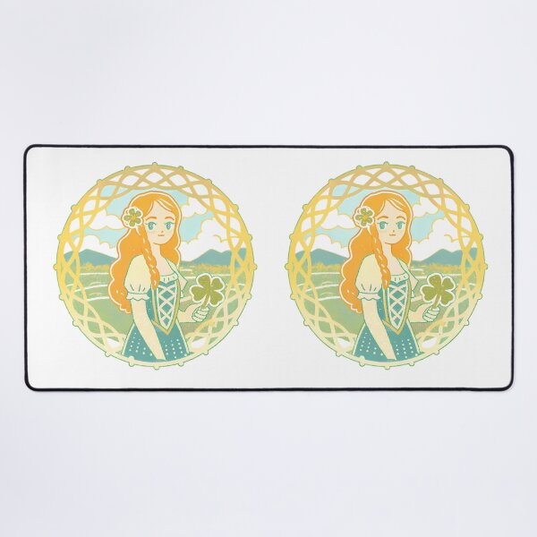 Item preview, Irish Girl Illustrations Fantasy Landscapes Capturing Imagination Wonder designed and sold by ART ATTACK ZONE.