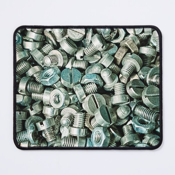 Artikelvorschau, Metallschrauben als industrielles Designelement. entworfen und verkauft von NaturePhotography.