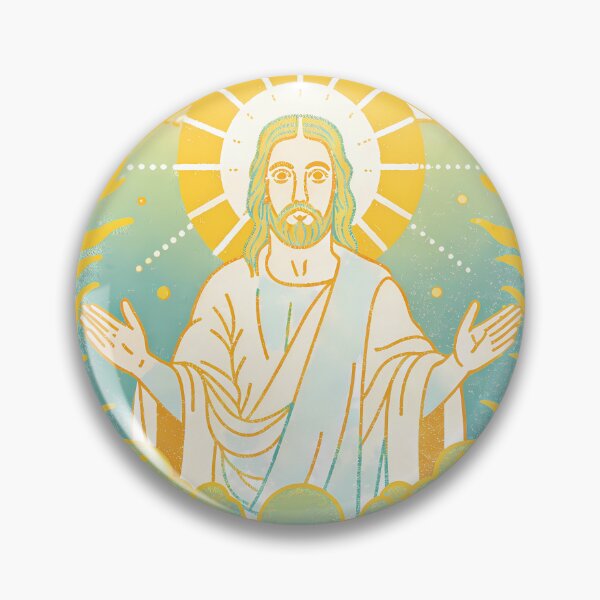 Item preview, JESUS Whimsical Illustrations Fantasy Landscapes Capturing Imagination Wonder designed and sold by ART ATTACK ZONE.